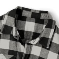 Black Flannel Double Pocket Shirt - Image 3