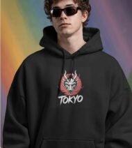 Tokyo Premium  Black Hoodie - Image 3